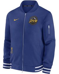 Nike - Seattle Mariners Authentic Collection City Connect Game Time Mlb Full-zip Bomber Jacket - Lyst