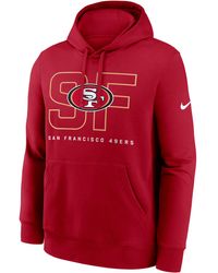 Nike - San Francisco 49Ers Busted Play Club Nfl Pullover Hoodie - Lyst