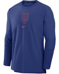 Nike - New York Mets Authentic Collection Player Dri-fit Mlb Pullover Jacket - Lyst