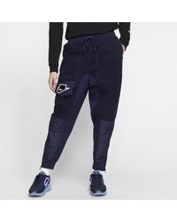 Nike Tech Fleece Joggers in Blue for Men Lyst Nike Tech Fleece Joggers in Blue for Men Lyst