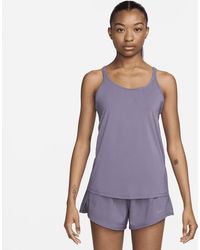 Nike - One Classic Dri-fit Strappy Tank Top Polyester - Lyst