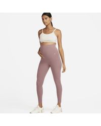 Nike - Zenvy (m) Gentle-support High-waisted 7/8 Leggings With Pockets (maternity) - Lyst