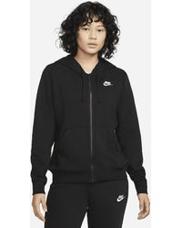 Nike Sportswear Club Fleece Full-zip Hoodie - Black