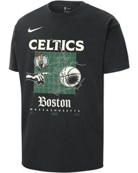 Nike - Boston Celtics Courtside Nba Max90 T-shirt Cotton - Lyst