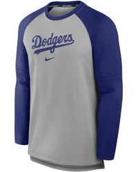 Nike - Los Angeles Dodgers Authentic Collection Game Time Breathe Mlb Long-sleeve T-shirt - Lyst