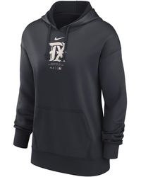 Nike - Texas Rangers Authentic Collection City Connect Practice Dri-fit Mlb Pullover Hoodie - Lyst