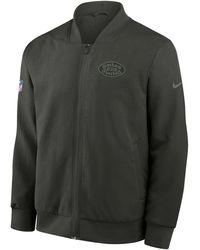 Nike - New York Jets Rivalries Collection Sideline Nfl Full-Zip Bomber Jacket - Lyst