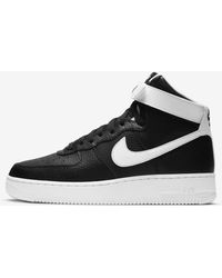 black air forces size 8 mens