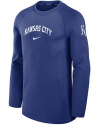 Nike - Kansas City Royals Authentic Collection Game Time Dri-fit Mlb Long-sleeve T-shirt - Lyst