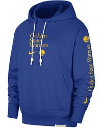 Nike - Golden State Warriors Standard Issue Courtside Dri-fit Nba Hoodie Cotton - Lyst