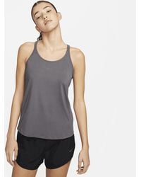Nike - One Classic Dri-fit Strappy Tank Top 50% Recycled Polyester - Lyst