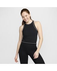Nike - One Fitted Dri-fit Ribbed Tank Top Polyester - Lyst