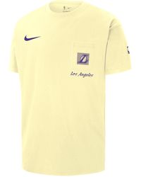Nike - Los Angeles Lakers Max90 Nba Short-sleeve Pocket T-shirt - Lyst