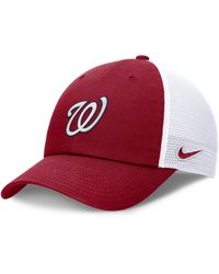 Nike - Washington Nationals Evergreen Club Mlb Trucker Adjustable Hat - Lyst