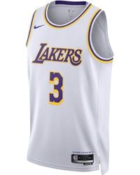 Nike - Los Angeles Lakers Association Edition 2022/23 Dri-fit Swingman Nba-jersey - Lyst