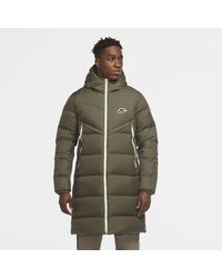 nike down fill parka mens