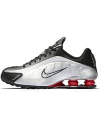 nike shox r4 gel black neon