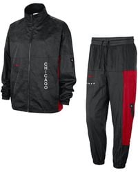 Nike - Chicago Bulls Starting 5 City Edition Nba Courtside Tracksuit Polyester - Lyst