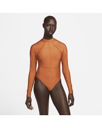 Nike - Fusion Long-sleeve One-piece Swimsuit - Lyst