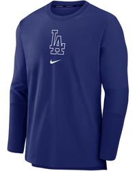 Nike - Los Angeles Dodgers Authentic Collection Player Dri-fit Mlb Pullover Jacket - Lyst
