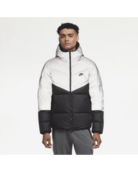 Nike Sportswear Parka Men's Down Jacket in Black for Men | Lyst