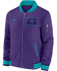 Nike - Arizona Diamondbacks Authentic Collection City Connect Mlb Full-Zip Bomber Jacket - Lyst