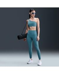Nike - Zenvy Rib Gentle-Support High-Waisted 7/8 Leggings - Lyst