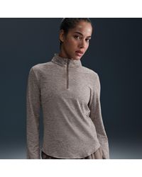 Nike - Swift Dri-Fit Uv 1/4-Zip Running Top - Lyst