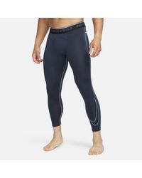 Nike Synthetic Pro Hypercool 3/4 Length Digi Camo Printed Compression  Tights in Black for Men - Lyst