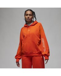 Nike - Felpa in fleece con cappuccio e grafica jordan sport - Lyst