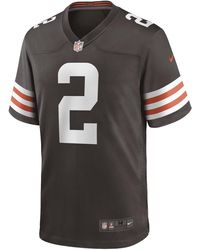 Men's Nike Baker Mayfield Brown Cleveland Browns Alternate Game Jersey Size: Small