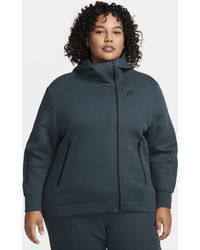 Nike - Sportswear Tech Fleece Oversized Full-zip Hoodie (plus Size) - Lyst