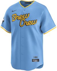 Nike - Milwaukee Brewers City Connect Dri-fit Adv Mlb Limited Jersey - Lyst