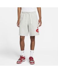 Nike Cotton Large Swoosh Shorts for Men 