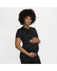 Nike - (m) One Dri-fit Slim-fit Short-sleeve Top (maternity) - Lyst