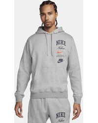 Nike - Club Fleece Pullover Hoodie Cotton - Lyst