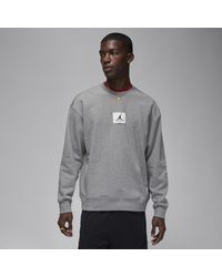 Nike - Jordan Essentials Fleece Crew-neck Sweatshirt Cotton - Lyst
