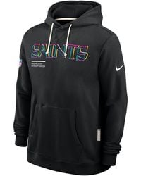 Nike - New Orleans Saints Crucial Catch Sideline Dri-Fit Nfl Pullover Hoodie - Lyst