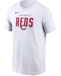 Nike - Cincinnati Reds Home Team Bracket Mlb T-shirt - Lyst