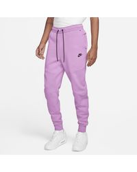 Nike Sportswear Tech Fleece Jogger Pants In Purple,