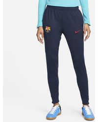 Nike Pantaloni da calcio dri-fit fc barcelona strike - Blu