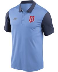 Nike - Minnesota Twins Cooperstown Franchise Dri-fit Mlb Polo - Lyst