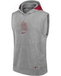 Nike - St. Louis Cardinals Authentic Collection Early Work Men's Dri-fit Mlb Sleeveless Pullover Hoodie - Lyst