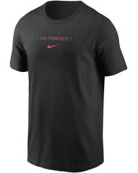 Nike - San Francisco Giants Large Logo Back Stack Mlb T-shirt - Lyst