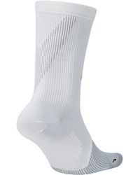 Nike Elite Lightweight Crew Running Socks - White