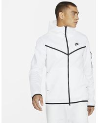 Nike Sportswear Tech Fleece Full-zip Hoodie in Midnight Navy,Black 