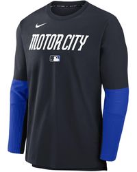Nike - Detroit Tigers Authentic Collection City Connect Player Dri-Fit Mlb Pullover Jacket - Lyst