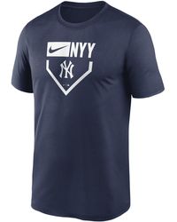 Nike - New York Yankees Home Plate Icon Legend Dri-fit Mlb T-shirt - Lyst