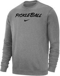 Nike - Club Fleece Pickleball Crew-neck Pullover Top - Lyst
