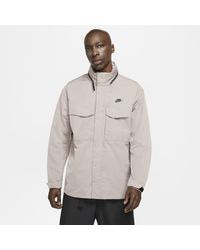 Nike Synthetic Sportswear Premium Essentials Unlined Hooded M65 Jacket in Black,Black,Black 